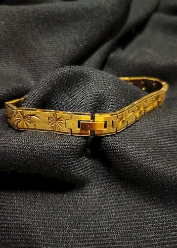 Tokalı Altın Renkli Kadın Bileklik - Görsel 2