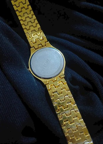 Kadın Altın Renk Parlak Klasik Kol Saati - Görsel 5