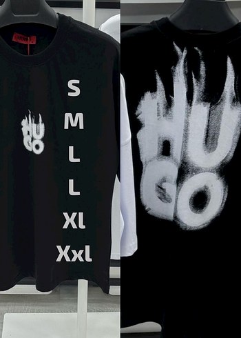 Siyah Pamuklu Oversize Erkek Tişört - Görsel 2