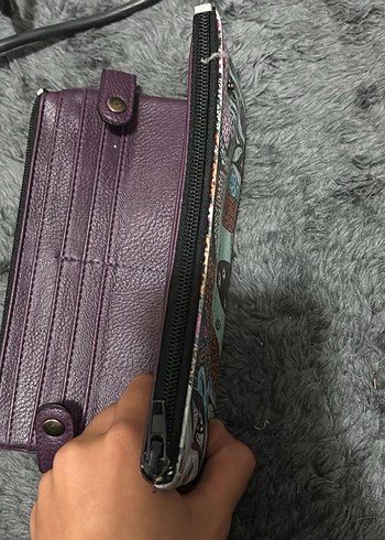  Beden çeşitli Renk Bohem Desenli Fermuarlı Kadın Cüzdanı