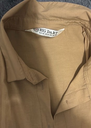 m Beden camel Renk oversize bej gomlek