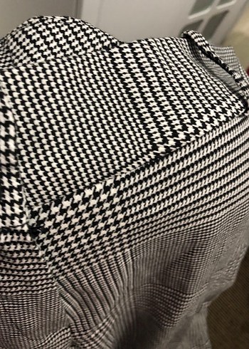 Düğmeli Gri Midi Kumaş Kadın Pantolon - Görsel 2