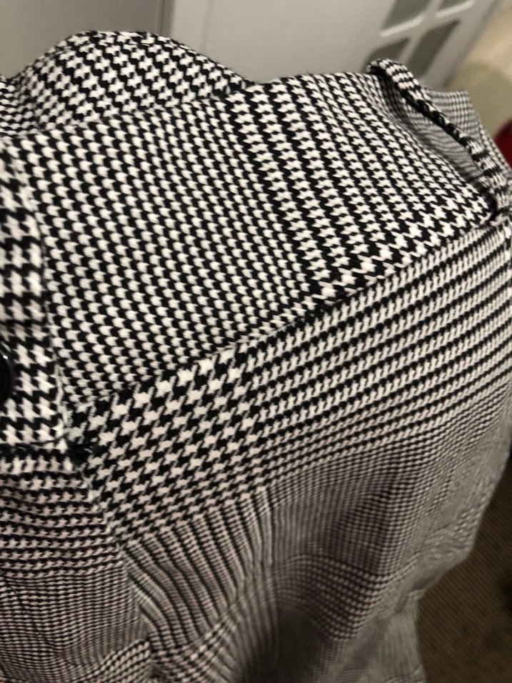 Düğmeli Gri Midi Kumaş Kadın Pantolon - Görsel 2