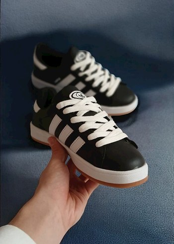 Beyaz Siyah Kadın Spor Ayakkabı - Görsel 2