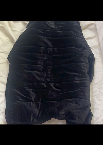s Beden Kadın Siyah Kürklü Midi Streetwear Ceket