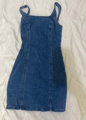Kadın Lacivert Denim Elbise