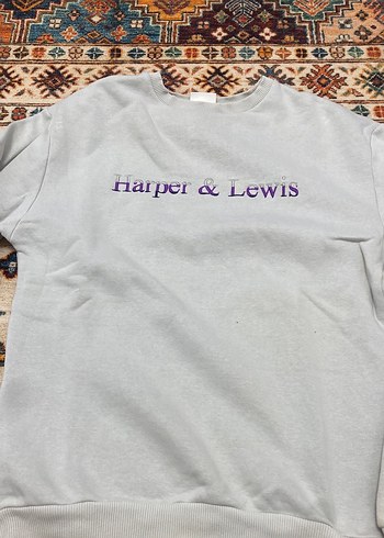 Harper & Lewis Gri Uzun Kollu Sweatshirt