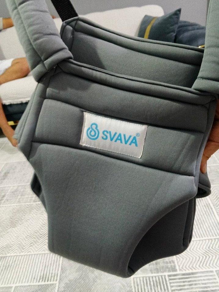 Gri Bebek Taşıyıcı Kanguru - Görsel 2