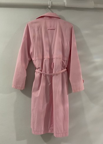 m Beden Bershka Pembe Midi Kadın Trençkot