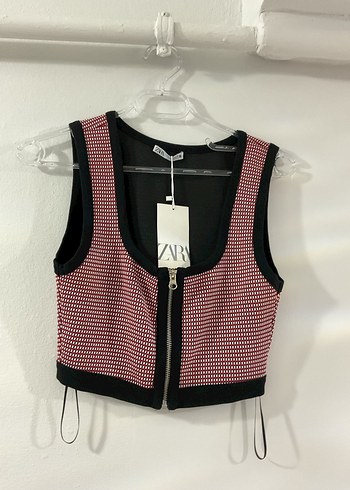 Zara fermuarlı büstiyer
