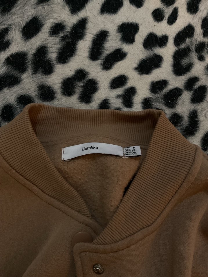 Kahverengi Bershka Kolej Ceket - Görsel 2