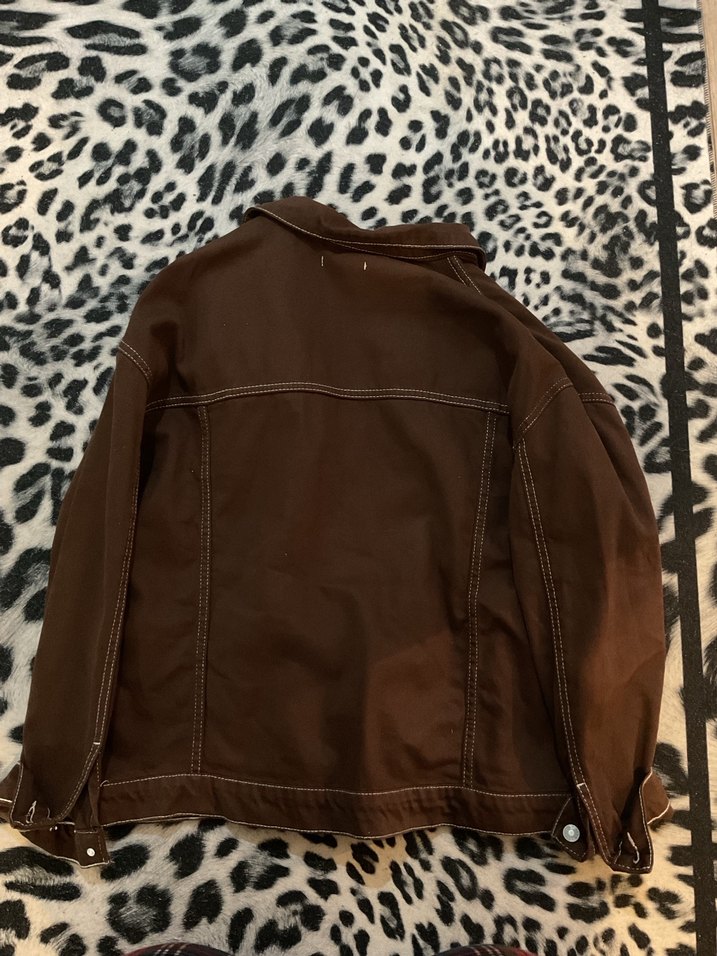 Kadın Kahverengi Trendyolmilla Denim Ceket - Görsel 3