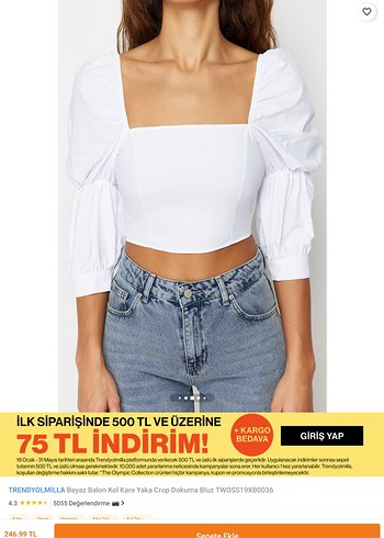 Çeşitli model bluzlar üstler - Görsel 12