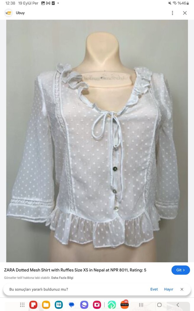 Çeşitli model bluzlar üstler - Görsel 4