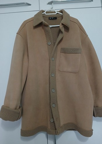 Düğmeli Bej Midi erkek Ceket - Görsel 5