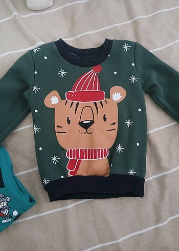 Erkek Çocuk Baskılı Uzun Kollu Sweatshirt - Görsel 4