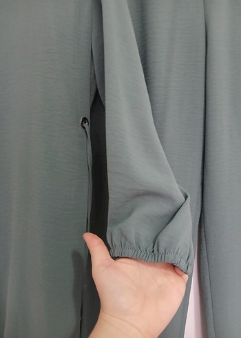 Kadın Uzun Kollu Salaş Keten Takım - Görsel 4