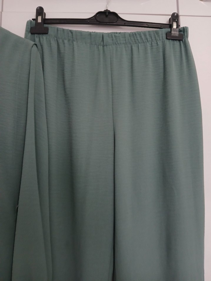 Kadın Uzun Kollu Salaş Keten Takım - Görsel 5