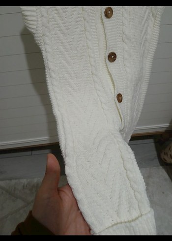 Beyaz Triko Erkek Bebek Tulum - Görsel 3