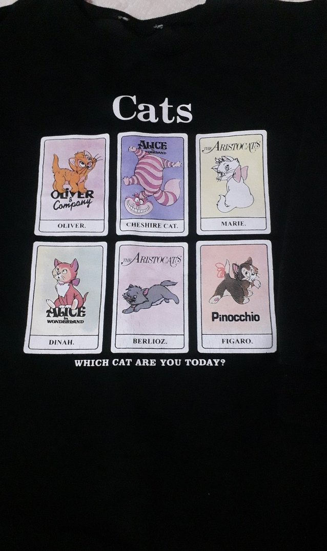 Kız Çocuk Siyah Uzun Kollu Baskılı Tişört - Görsel 2