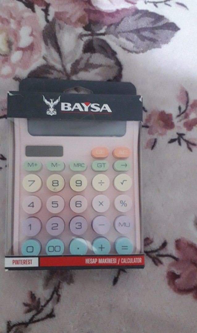 Pastel Renkli Hesap Makinesi - Görsel 2