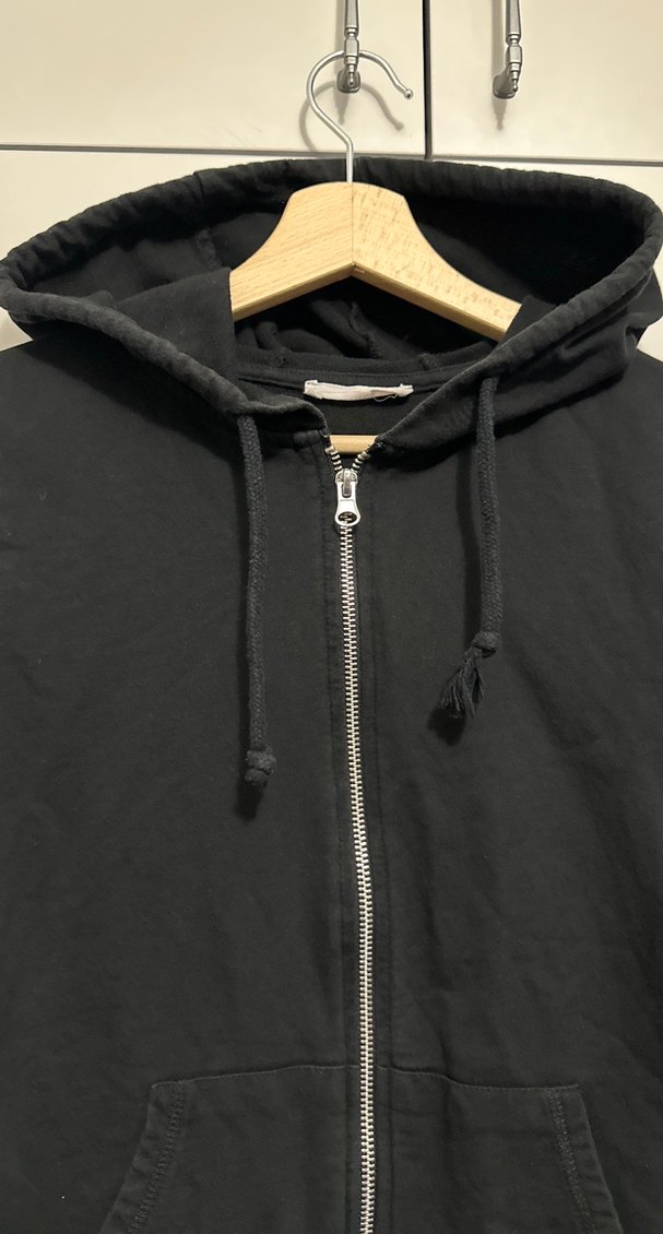 Kadın Siyah Fermuarlı Sweatshirt - Görsel 2