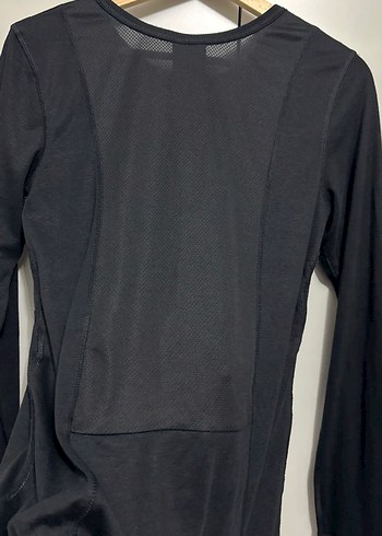 Siyah Kadın Uzun Kollu Basic Tişört - Görsel 3