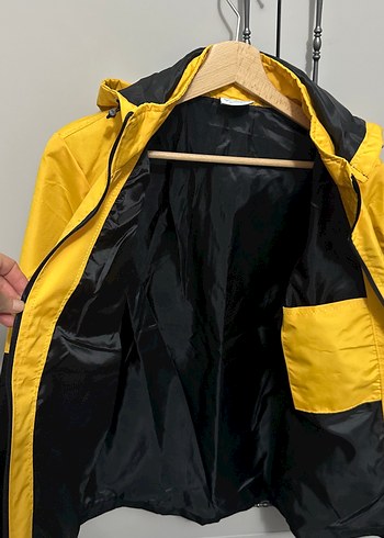Columbia Siyah Sarı Yağmurluk - Görsel 9
