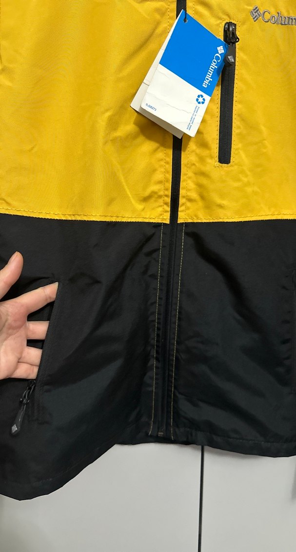 Columbia Siyah Sarı Yağmurluk - Görsel 3