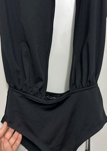 Siyah Kemerli İnce Askılı Midi Mayo - Görsel 2