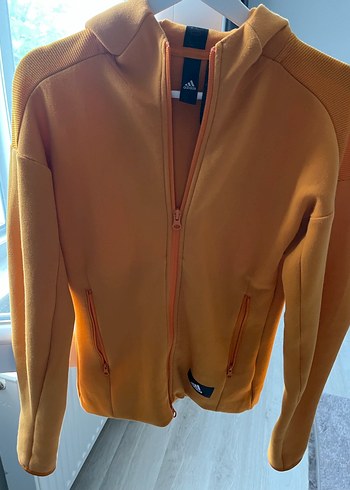 Adidas Orijinal Adidas Sarı Fermuarlı Kadın Spor Ceket