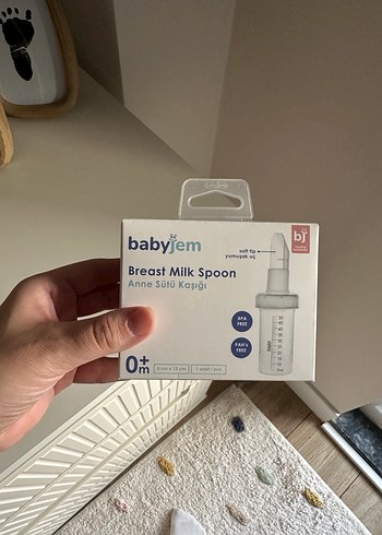 Babyjem Beyaz Anne Süt Kaşığı - Görsel 2