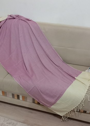 Pembe Bohem Drapeli Kadın Şal sırt şalı