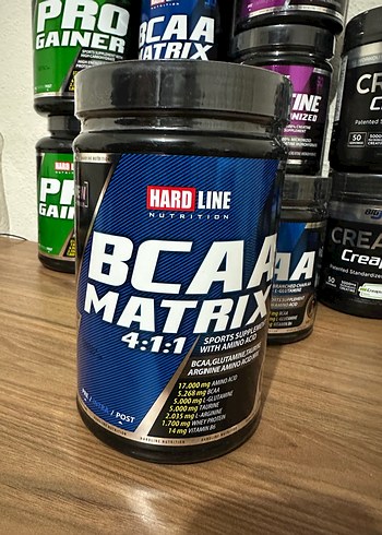 2 adet Hardline BCAA Matrix 4:1:1 1 adet creatine creapure