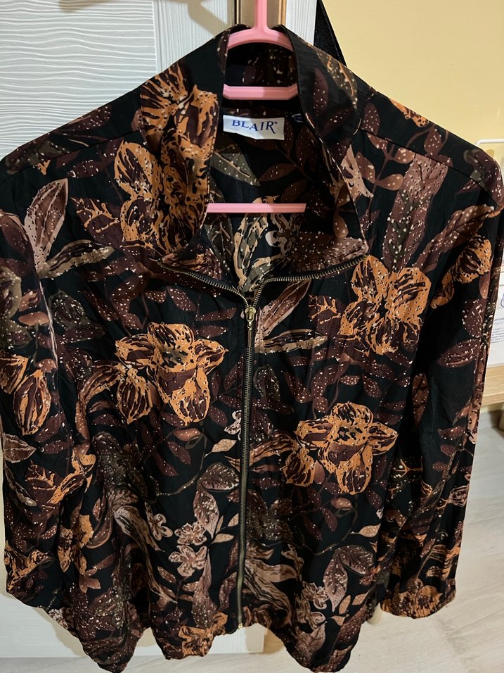 Çiçek Desenli İnce Vintage Mont - Görsel 2