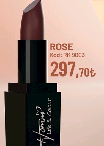 Rose 297 Koyu Kahverengi Ruj