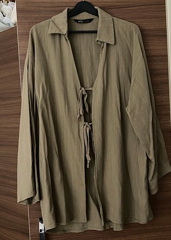 s Beden Kadın Keten Kimono