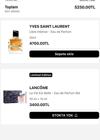 Beden Renk LANCOME LA VIE EST BELLE PARFÜM 30 ML