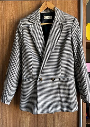 Mango Çok Renkli Düğmeli Kadın Blazer Ceket