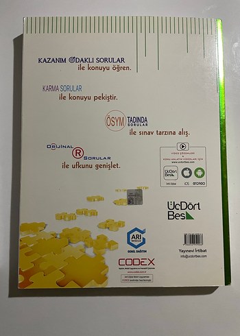  AYT Biyoloji Soru Bankası Video Konu Anlatımlı 345