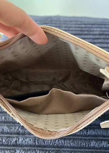  Beden camel Renk Shulebag Bej Kadın Deri Omuz Çantası