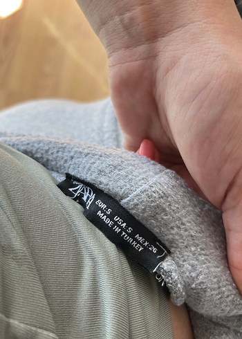 Zara Zara Gri Kadın İnce Kesim Rahat Eşofman Altı