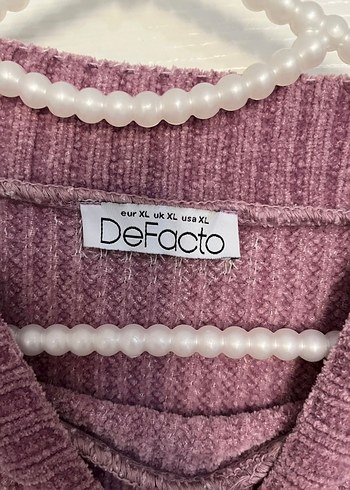 Defacto Lila rengi defacto yün kazak