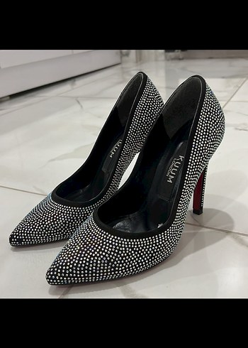 Diğer Parlak Taşlı Stiletto Kadın Abiye Ayakkabı