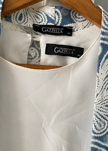 Diğer Mavi Gri Uzun Bohem Kadın Kimono