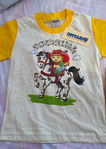 Baskılı Sarı Çocuk Atlet Takımı 3yaş - Görsel 2