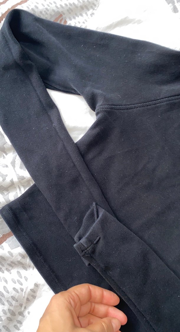 Siyah Boğazlı, Kemerli Kadın Crop Top - Görsel 5