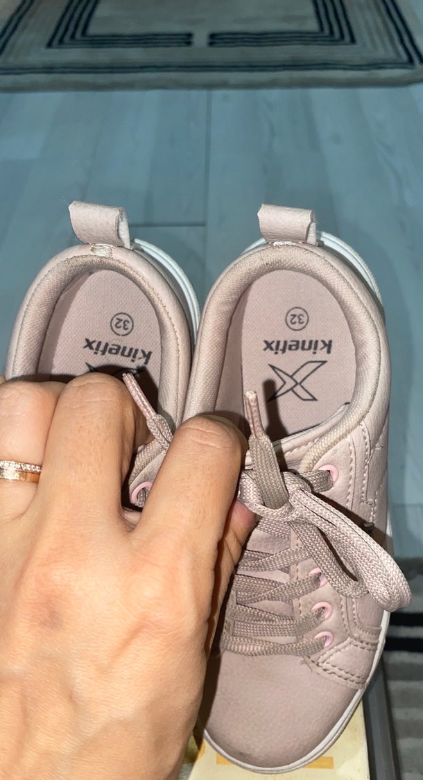 Bej Kadın Bağcıklı Sneakers - Görsel 3