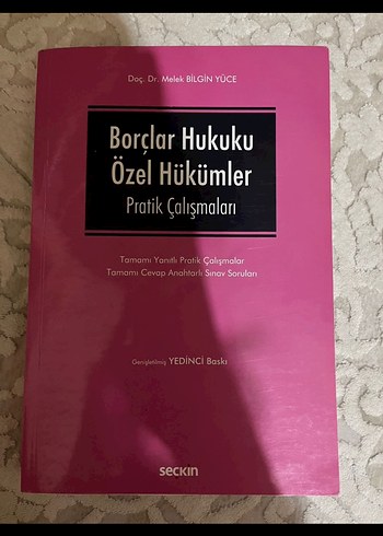 Borçlar Hukuku Özel Hükümler Pratik Çalışmaları