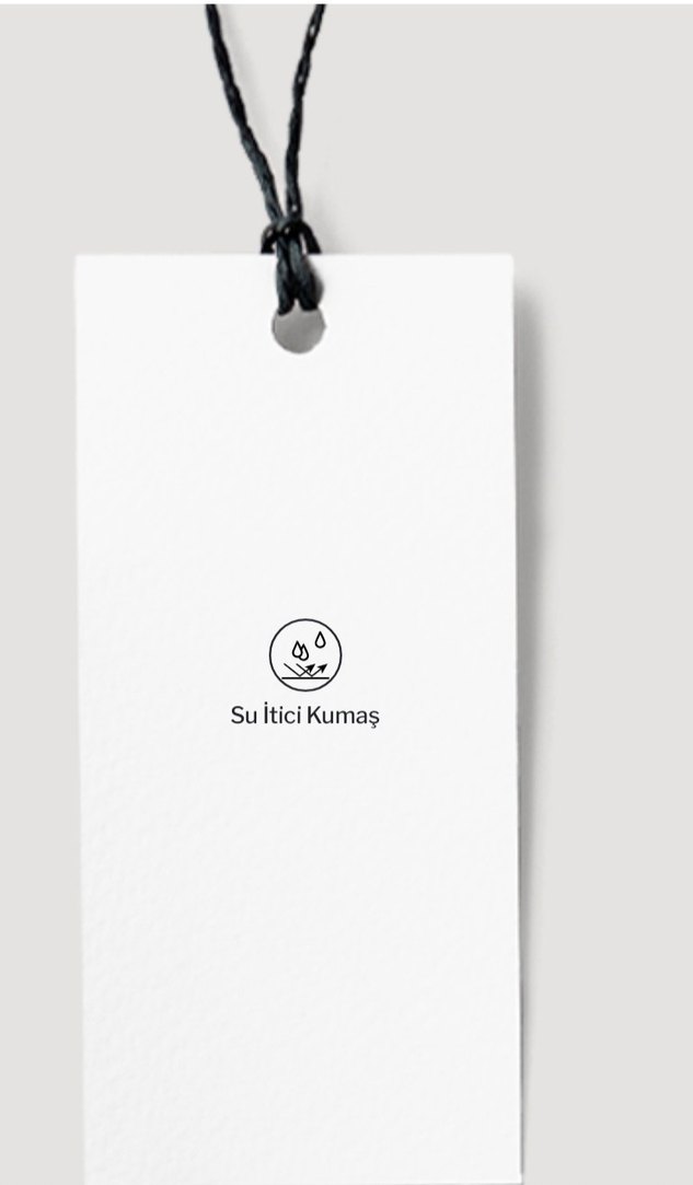 Mont kapşonlu Siyah Midi Kadın fermuarlı Yağmurluk - Görsel 4